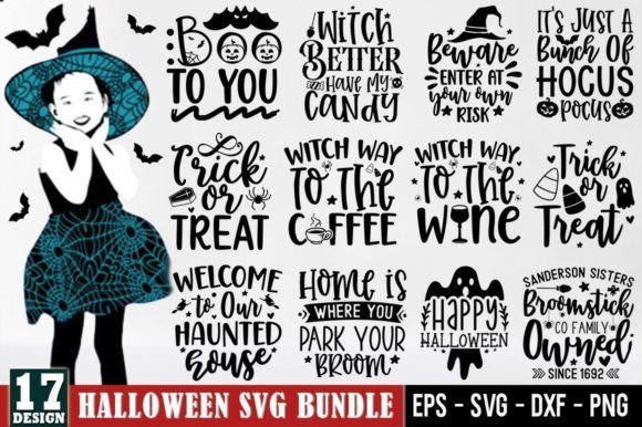 Halloween SVG Bundle Design, Witch Sign