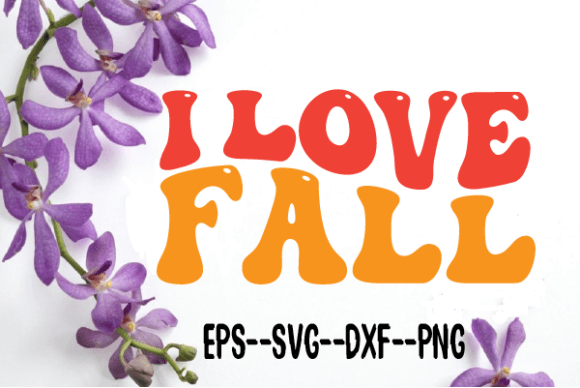 I Love Fall New Retro Wavy Svg Review