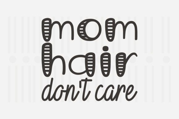 Mom Hair Don't Care: Mother's Day Embroidery Review