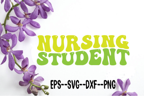 Nursing Student New Wavy Retro Svg Review
