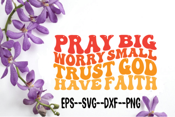 Pray Big, Wavy Retro Embroidery Review