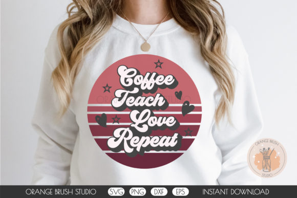 Valentine Coffee Teach Love Design Quote Review